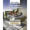 PROMO DORELAN GIUGNO 2026 FINO A 1000,00 EURO DI SCONTO SUL TUO NUOVO LETTO